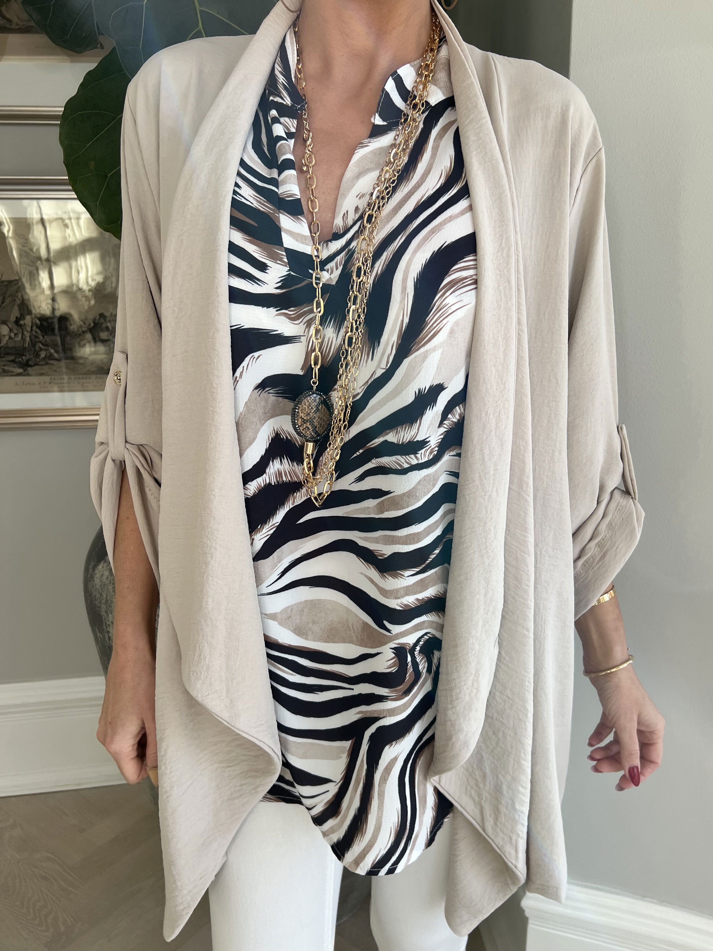 Dream - Enkel cardigan i let og fint stof